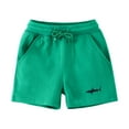 thumbnail image 1 of Hiijoy Toddler Boys French Terry Shorts Elastic Waist Shorts Active Sport Shorts, Sizes 1-7, 1 of 5