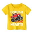 thumbnail image 1 of Hiijoy Toddler Boys Graphic T Shirt Short Sleeve Summer Casual T-Shirt Tee, Sizes 1-13, 1 of 2