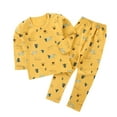 thumbnail image 1 of Hiijoy Toddler Boys Pajama Sets Cartoon Print Long Sleeve T Shirt Pants Sleepwear Outfits, 1 of 3