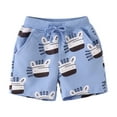 thumbnail image 1 of Hiijoy Toddler Boys Pull-On French Terry Shorts Cartoon Print Active Shorts, Sizes 1-7, 1 of 6