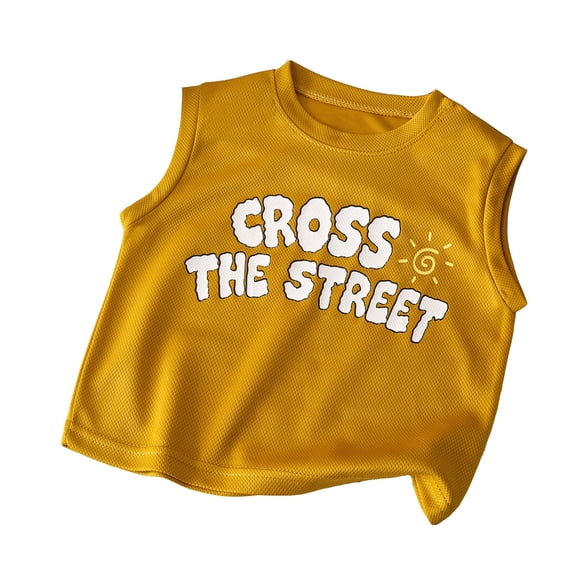 Hiijoy Toddler Boys Quick Dry Sports Tank Top Summer Casual Active Sleeveless Shirt