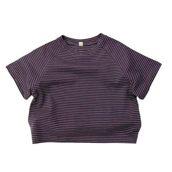 Hiijoy Toddler Boys Striped T-Shirt Short Sleeve Versatile T Shirt Summer Casual Tshirt