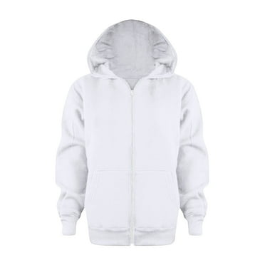 Hiijoy Toddler Boys Zipper Hoodie Solid Color Casual Active Hooded Sweatshirt, Sizes 3-4Y