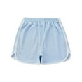 thumbnail image 1 of Hiijoy Toddler Girls Active Shorts Solid Color Elastic Waist Shorts for Kids, Sizes 4-5T, 1 of 3