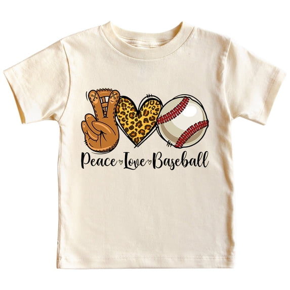 Hiijoy Toddler Girls Baseball Graphic T-Shirt Summer Casual Short Sleeve T Shirt Tee Tops