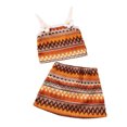 thumbnail image 1 of Hiijoy Toddler Girls Bohemian Outfits Flowers Beach Camisole Skirt Clothes Set, Sizes 2-3T, 1 of 7
