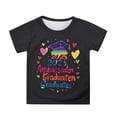 thumbnail image 1 of Hiijoy Toddler Girls Graduation Graphic T-Shirt Short Sleeve Crewneck T Shirt, Sizes 3-13, 1 of 3