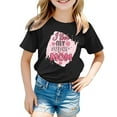 thumbnail image 1 of Hiijoy Toddler Girls Mother's Day T-Shirt Short Sleeved Cotton T Shirt for Kids, Sizes 1-9, 1 of 3
