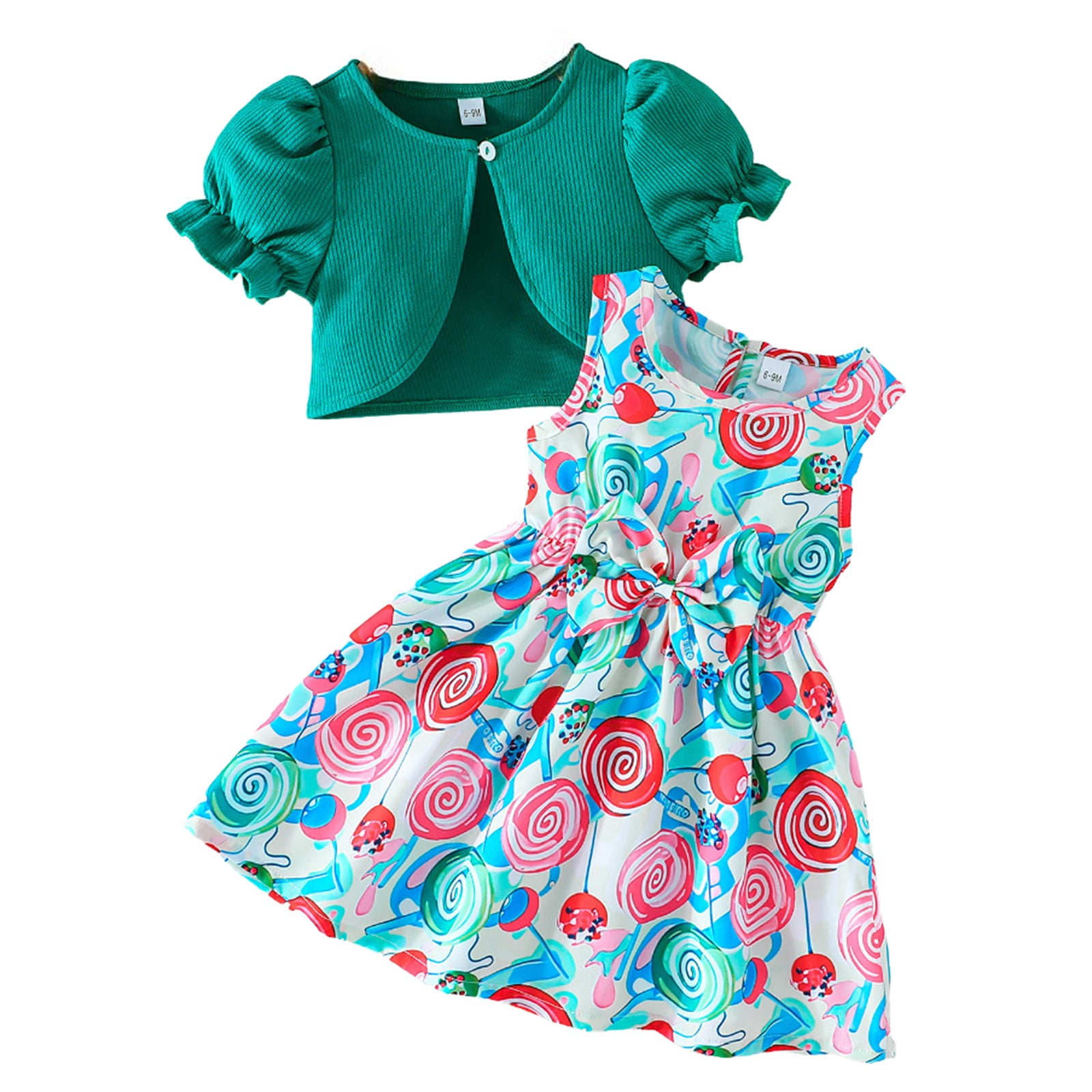hiijoy-toddler-girls-outfits-lollipop-print-sundress-puff-sleeve