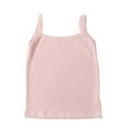 thumbnail image 1 of Hiijoy Toddler Girls Ribbed Camisole Solid Color Sleeveless Undershirt Vest, Sizes 18M-4T, 1 of 7