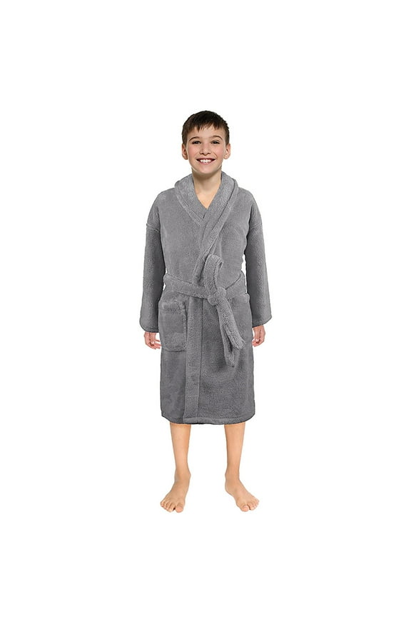 Toddler Girls Silk Satin Bathrobe Long Sleeve Kimono Robe Nightgown Sleepwear, Sizes 3-12