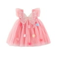 thumbnail image 1 of Hiijoy Toddler Girls Sleeveless Layered Tulle Dress With Butterfly Wing, Sizes 12M-5T, 1 of 3