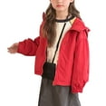 thumbnail image 1 of Hiijoy Toddler Girls Sun Protection Lightweight Outerwear Loose Fit Zipper Jacket, Sizes 2-16, 1 of 8