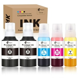seogol Black Sublimation Ink for Epson EcoTank WorkForce Printers Et-2720 ET-2760 ET-2750 ET-15000 ET-4700 ET-3760 WF-7710 WF-7720 WF-7210 C88+ etc.