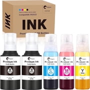 Hiipoo 522 Refill Ink Bottle Replacement for T522 522 Not for Sublimation for ET-2750 ET2720 ET-2803 ET-2800 ET-3750 ET-4750 ET-3760 ET-4760 ET-2850 ET-4800 ET-3700 ET-15000 Printer