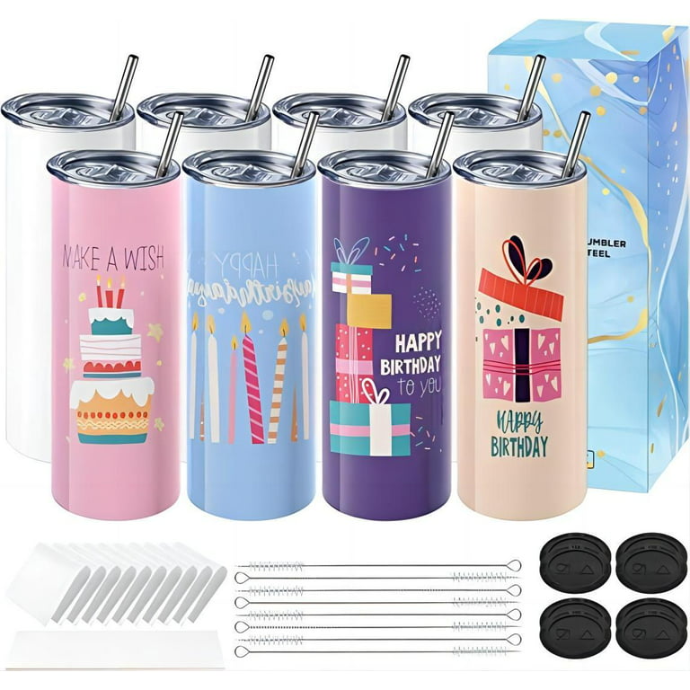 Sublimation Tumblers With Lids And Straws Bulk Sublimation - Temu