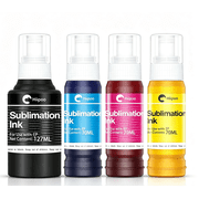 Hiipoo Sublimation Ink Refill Bottles, High Capacity Ink Fit for ET-2400, ET-2720, ET-2750, ET-2760, ET-2803, Heat Transfer for T-Shirts, Mugs, DIY Gifts & On-Demand Printing