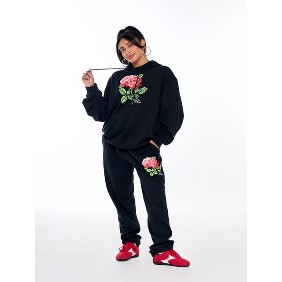 Hija De Tu Madre, Unisex Graphic Jogger, Roses, Sizes XS-3XL
