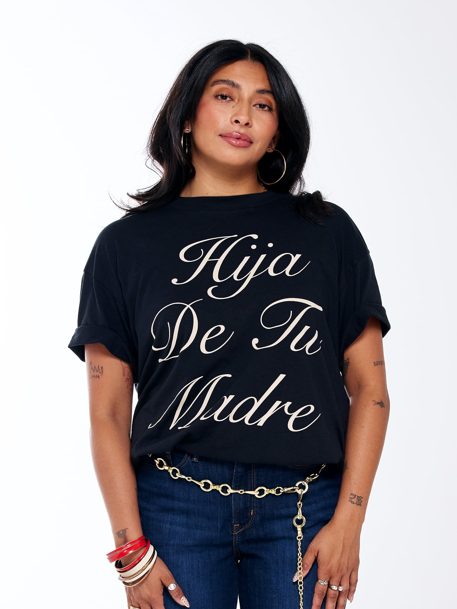 Hija De Tu Madre, Unisex Graphic T-Shirt, Sacred Heart, Sizes XS-3XL
