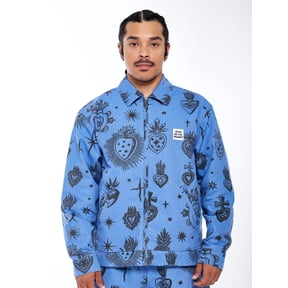 Hija De Tu Madre, Unisex Graphic Zip-Up Jacket, Sacred Heart, Sizes XS-3XL