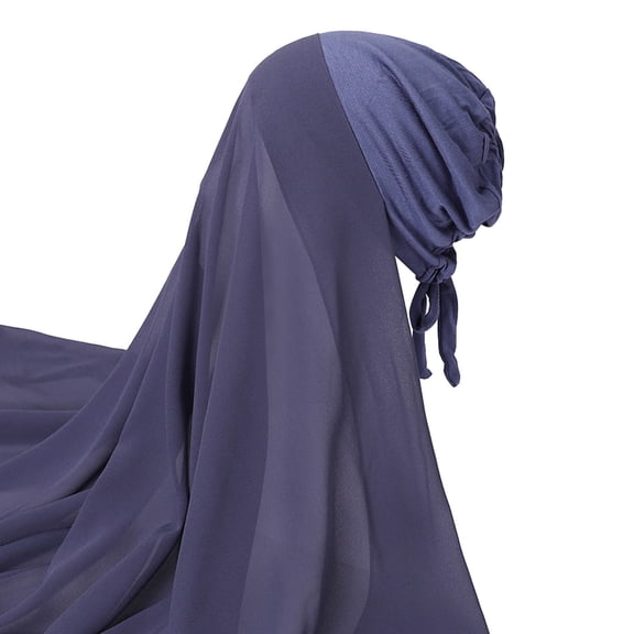 Hijab Caps, Duoif Head Scarf Solid Color Long Scarf Wrap Scarves Chiffon Scarf for Women Fashion Hijab Scarf for Women D