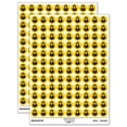 thumbnail image 1 of Hijab Muslim Woman 200+ Round Stickers - Yellow - Matte Finish - 0.50" Size, 1 of 3