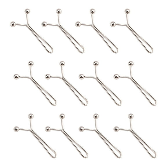 Hijab Pins Set of 12 Safety Clips for Women's Scarf and Headscarf Jewelry for Scarf and Headscarf Accessories