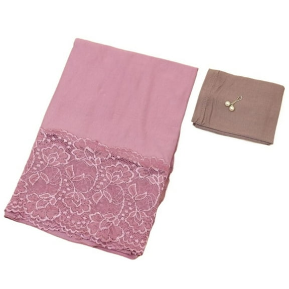 Hijabs Scarf Scarves For Woman Long Underscarf Headwraps With Bead Chiffon Prayer Turbante