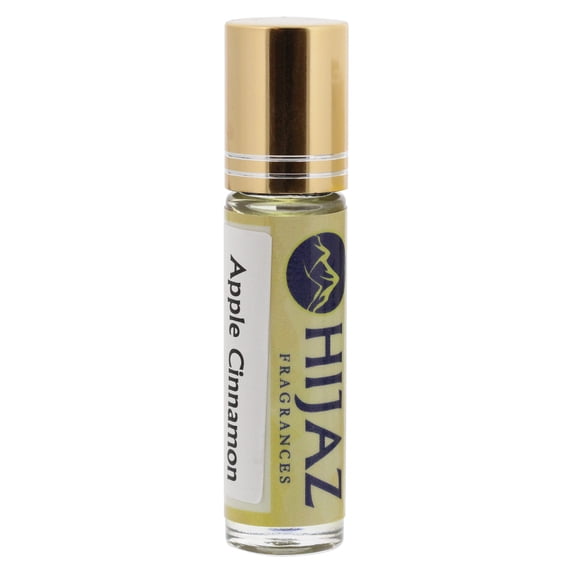 Hijaz Apple Cinnamon Alcohol Free Fragrance Scented 1/3 OZ Roll On Body Oil