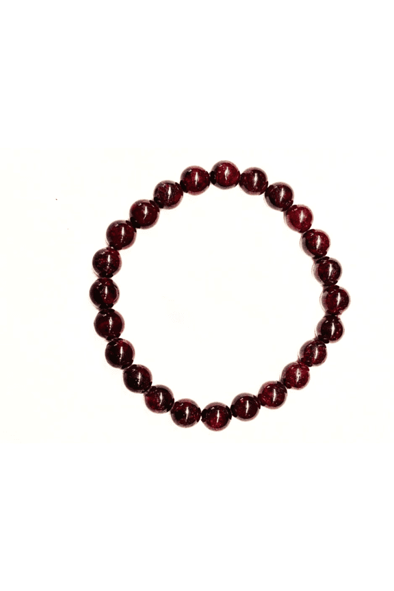 Hijet Garnet 8 mm Bracelet for Men Or Woman,reiki,Chakra Balancing,Positive energy,Good Luck,crystal Therapy