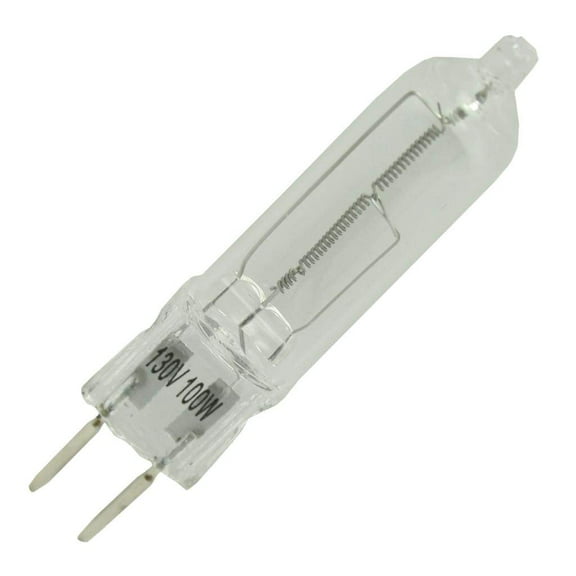 Hikari 00049 - JCD 100W 130V G6.3/CL/Q Bi Pin Base Single Ended Halogen Light Bulb