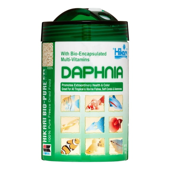 Hikari Bio-Pure Daphnia Freeze Dried Cichlid Pellets Freshwater Cichlid Fish Food, 0.42 Oz