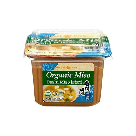 Hikari Organic Dashi Miso Paste, Bonito and Kelp Stock, 14.1 oz (Pack of 1)