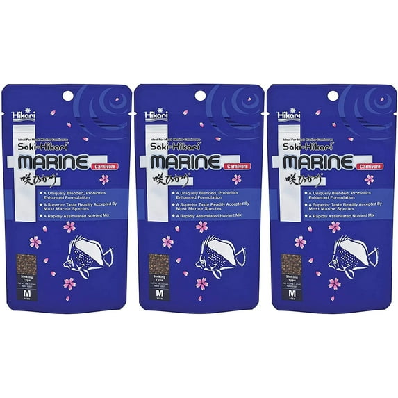 Hikari Saki-Hikari Marine Carnivore MD Sinking Pellets Fish Food