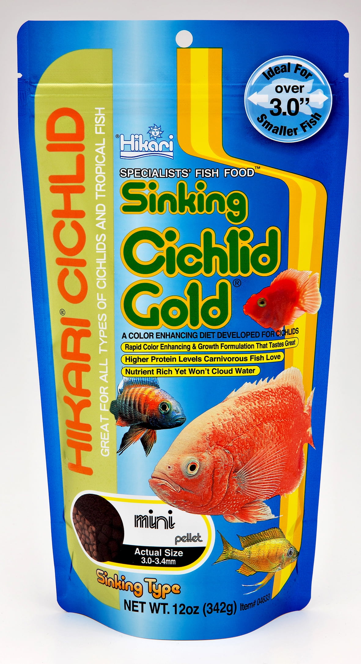 Cichlid fish food outlet