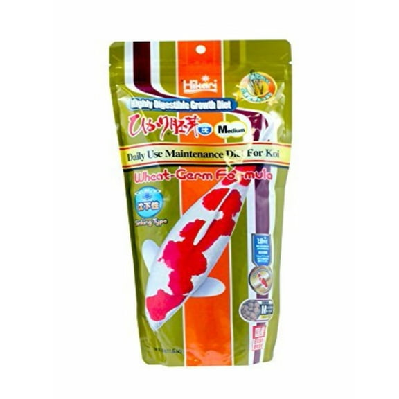 Hikari Koi Wheat Germ 17.6 oz  Sinking Medium Pellet  Daily Fish Food