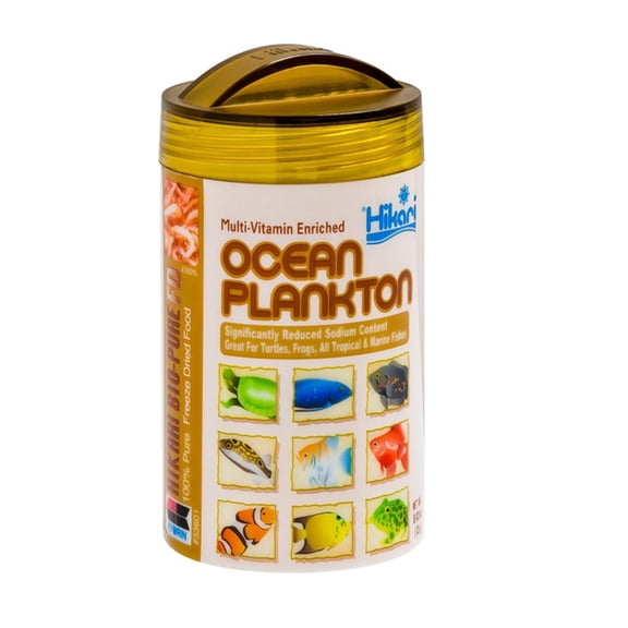 Hikari Bio-Pure Freeze Dried Ocean Plankton Fish Food, 0.42 Oz