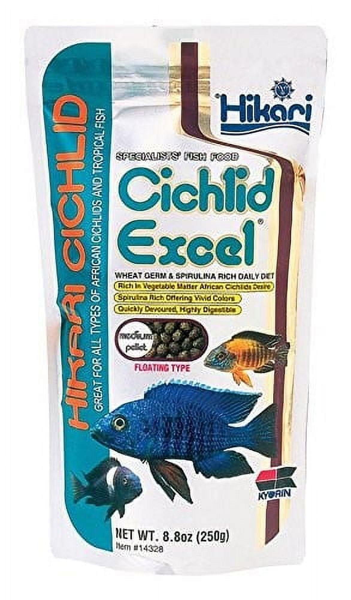 Hikari USA Cichlid Excel Pellets Fish Food