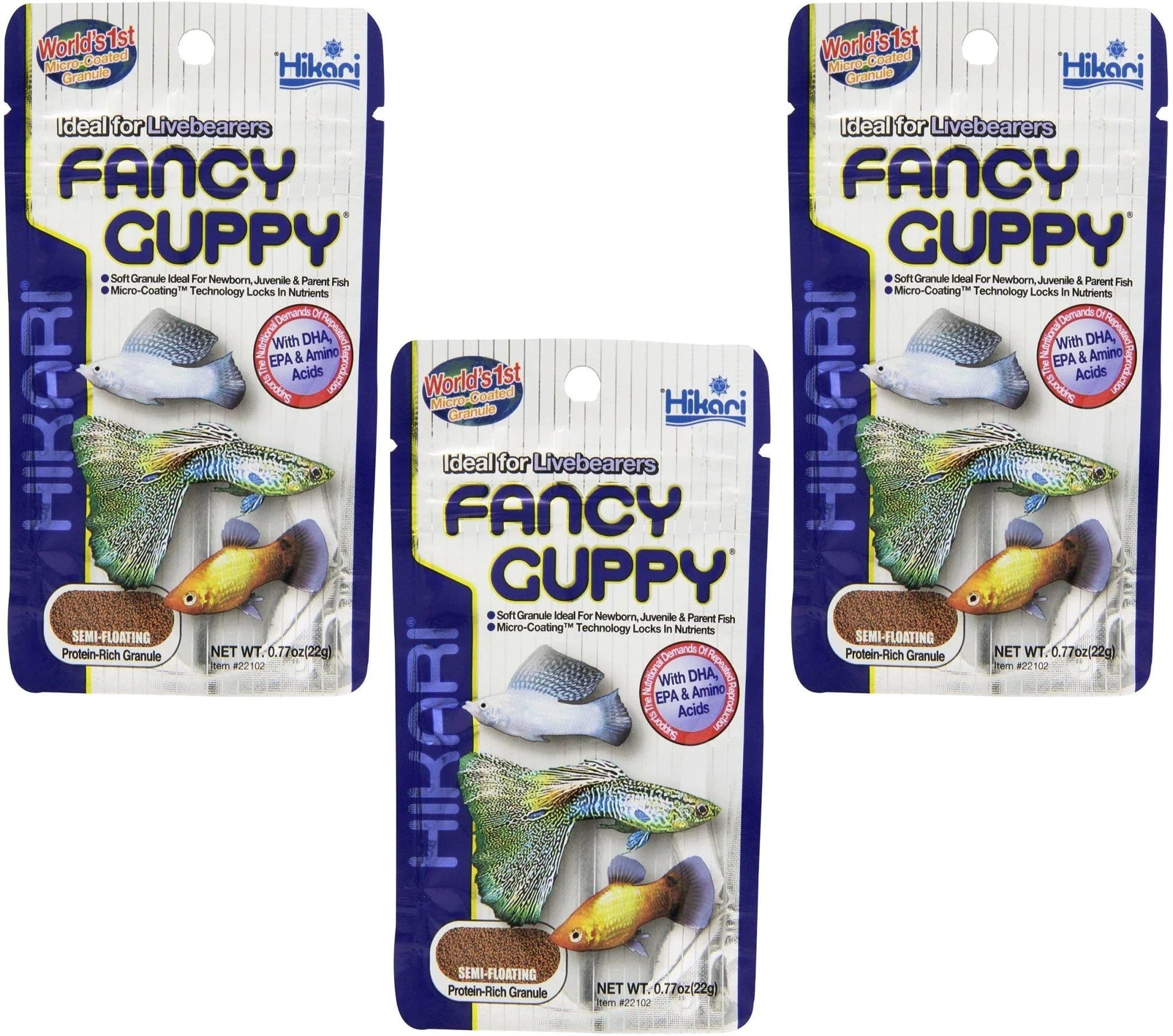 Hikari USA Tropical Fancy Guppy, 0.77-Ounce Each