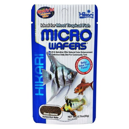 Hikari USA Tropical Micro Wafers Slow Sinking Wafer Fish Food 0.7 oz