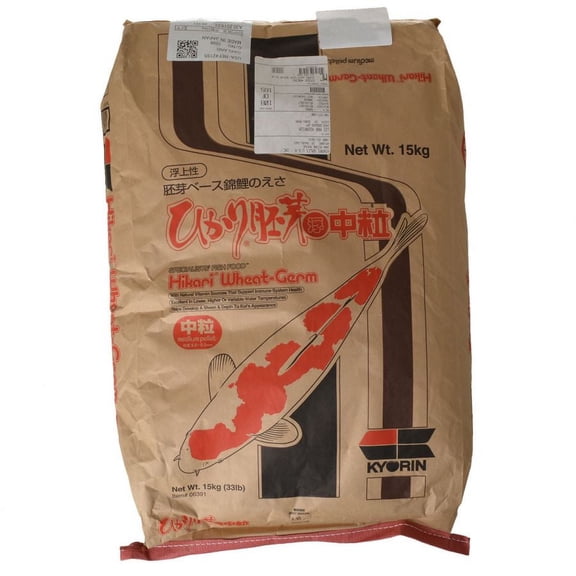 Hikari Wheat-Germ Formula KOI Floating Pellet Medium 33 lbs