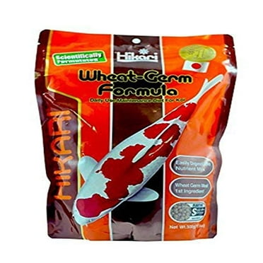 Hikari Wheat-Germ Mini Pellet Fish Food, 17.6 Oz