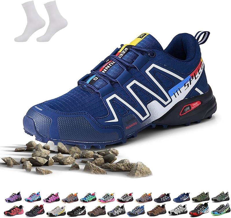 Hike Balance Shoes for Men Women, Hike Balance Orthopedic Walking Shoes, Outdoor Breathable Lightweight Non-Slip Comfort Slip-On Oorthopedic Hiking Sneakers
