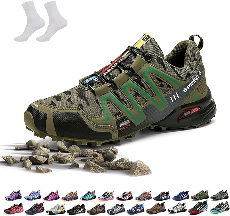 Hike Balance Shoes for Men Women, Hike Balance Orthopedic Walking Shoes, Outdoor Breathable Lightweight Non-Slip Comfort Slip-On Oorthopedic Hiking Sneakers