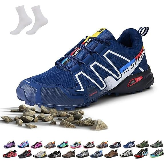 Hike Balance Shoes for Men Women, Hike Balance Orthopedic Walking Shoes, Outdoor Breathable Lightweight Non-Slip Comfort Slip-On Oorthopedic Hiking Sneakers