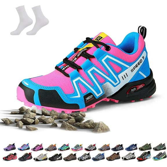 Hike Balance Shoes for Men Women, Hike Balance Orthopedic Walking Shoes, Outdoor Breathable Lightweight Non-Slip Comfort Slip-On Oorthopedic Hiking Sneakers