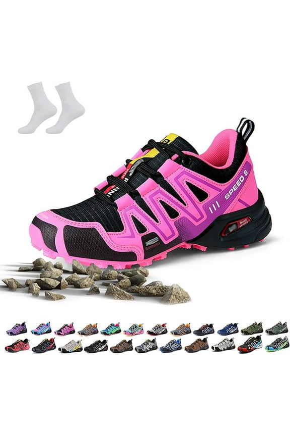 Shoes for Men Women, Hike Balance Orthopedic Walking Shoes, Outdoor Breathable Lightweight Non-Slip Comfort Slip-On Oorthopedic Hiking Sneakers