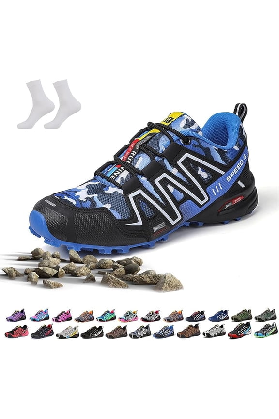 Hike Balance Shoes for Men Women, Hike Balance Orthopedic Walking Shoes, Outdoor Breathable Lightweight Non-Slip Comfort Slip-On Oorthopedic Hiking Sneakers