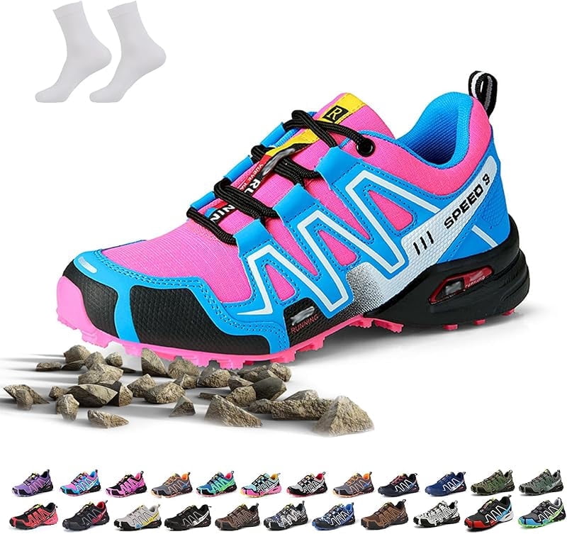 Hike Balance Shoes for Men Women, Hike Balance Orthopedic Walking Shoes, Outdoor Breathable Lightweight Non-Slip Comfort Slip-On Oorthopedic Hiking Sneakers
