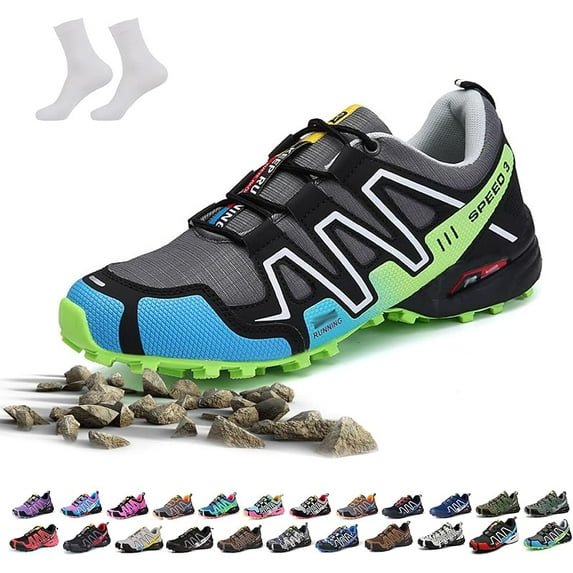 Hike Balance Shoes for Men Women, Hike Balance Orthopedic Walking Shoes, Outdoor Breathable Lightweight Non-Slip Comfort Slip-On Oorthopedic Hiking Sneakers